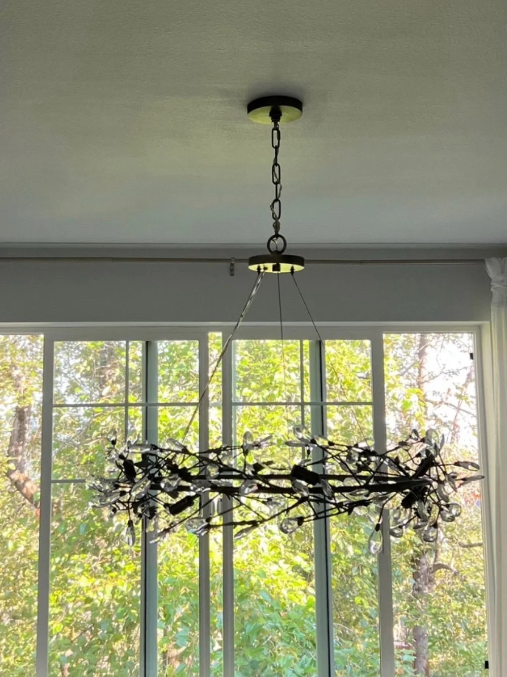 1 Pottery Barn Replacement Crystal (Bella Crystal Ring Chandelier)